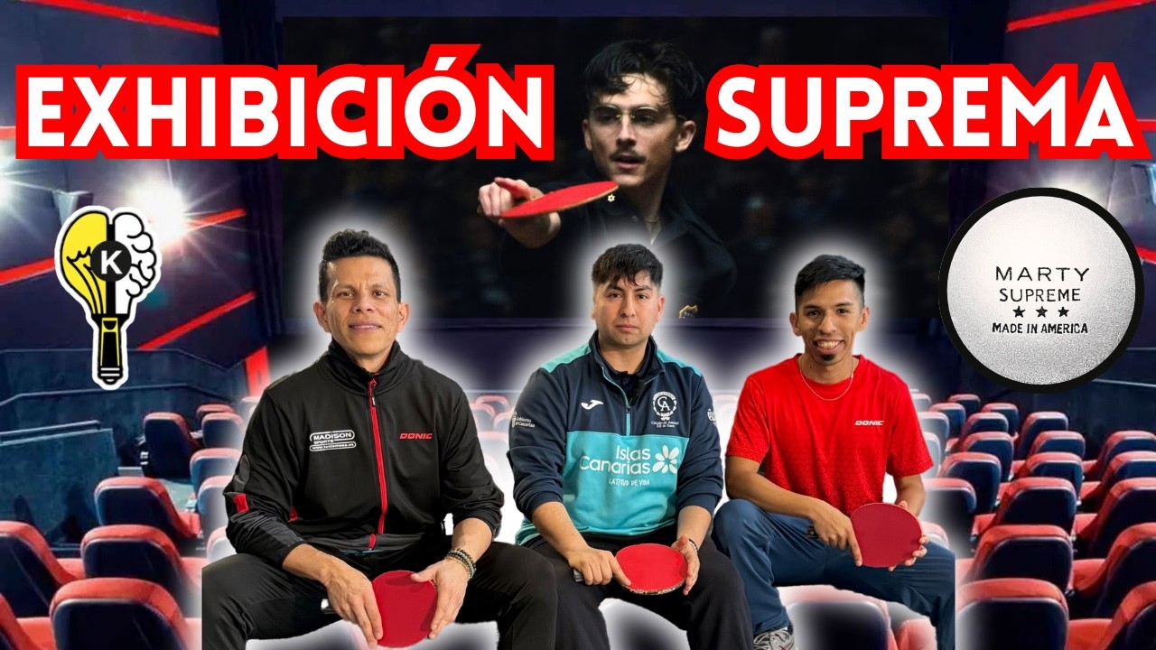 🏓PING PONG en el Cine🍿? Jugamos al Tenis de Mesa en el Cine con 2000 personas en España