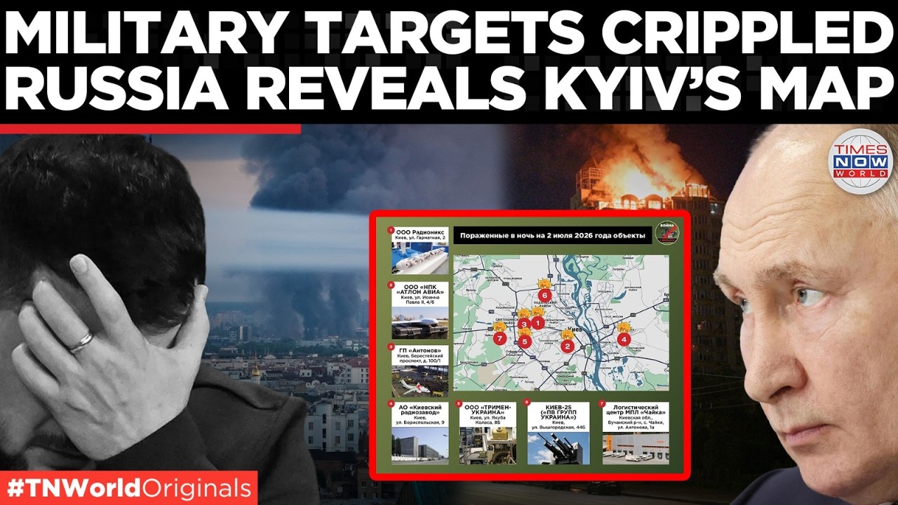 RUSSIA STRIKES HARD: Moscow Maps Strike on Kyiv's Drone & Missile Infrastructure| Ukraine|World News