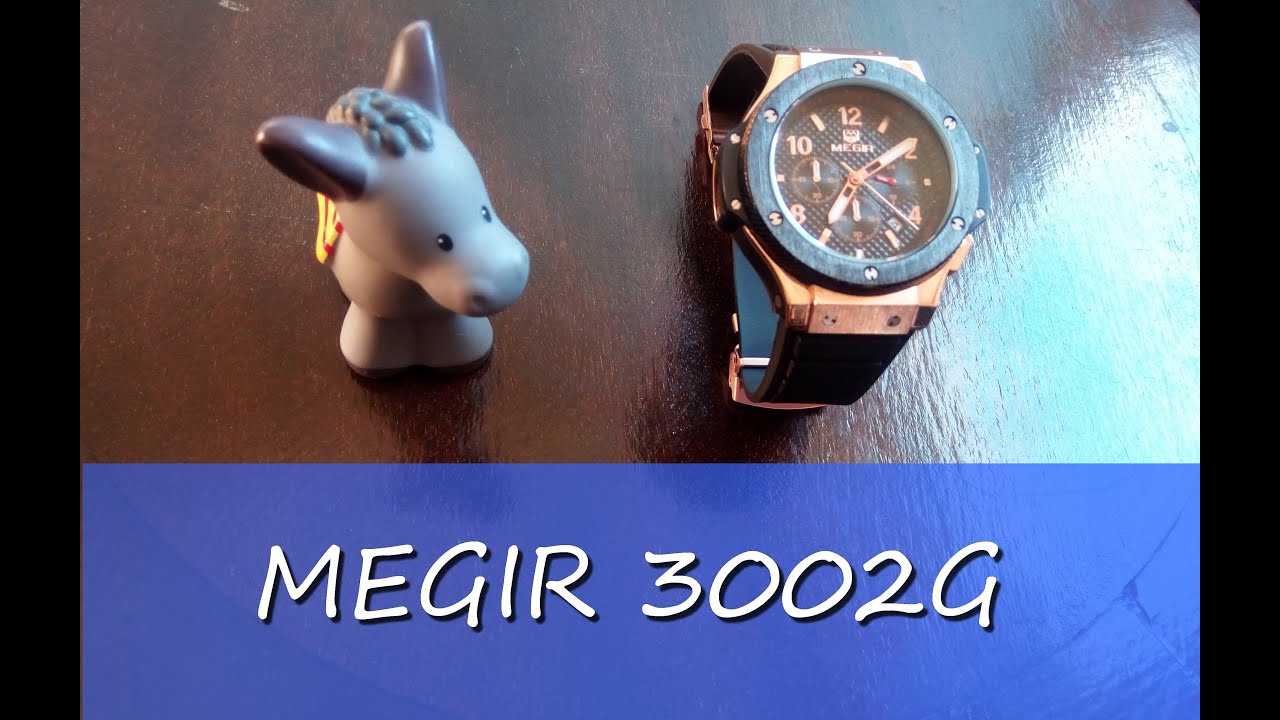 MEGIR Chronograph Watches From GearBest  _ مراجعة ساعة مجير _