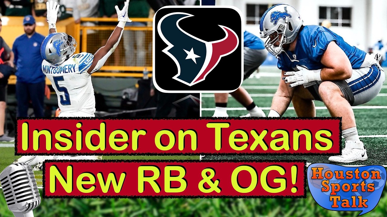 Эксперт Lions о новом раннинбеке Texans Дэвиде Монтгомери и линейном игроке нападения Эване Брауне!