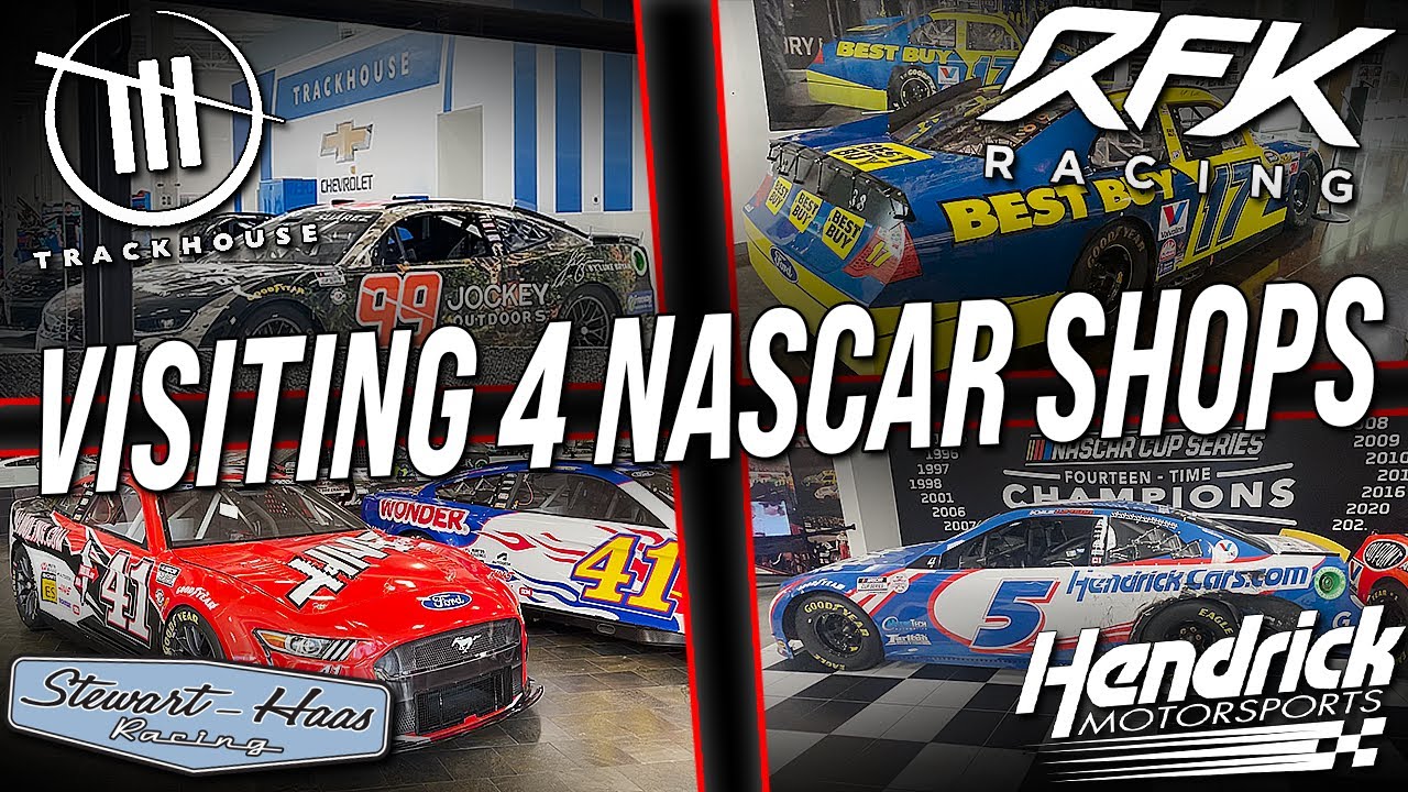 Visiting 4 NASCAR Cup Series Team Shops in 4 Hours | DannyBTalks Charlotte Vlog