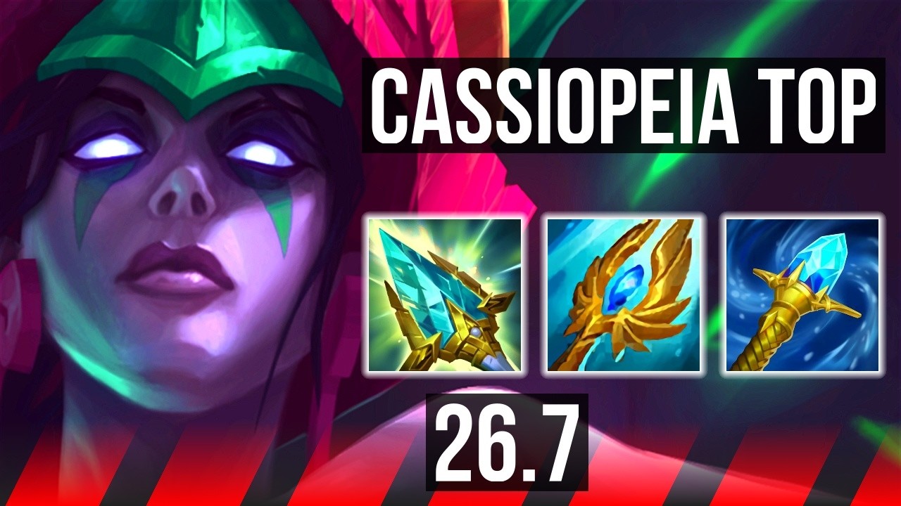 CASSIOPEIA vs DARIUS (TOP) | EUW Master | 26.7