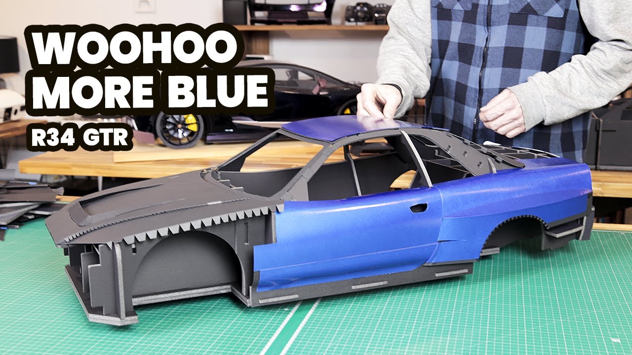 My Scratch Built Skyline R34 GTR Gets More Body Panels!