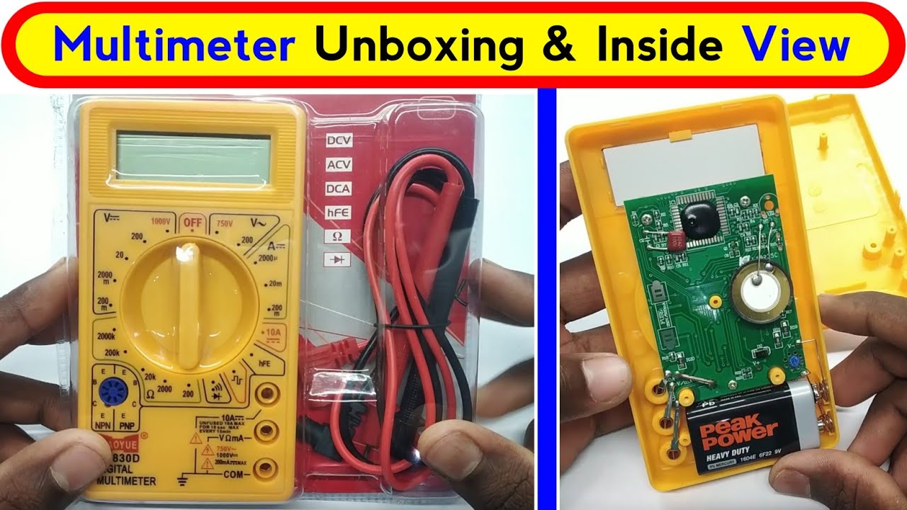 Multimeter Unboxing & Inside View | Narottam Electronics