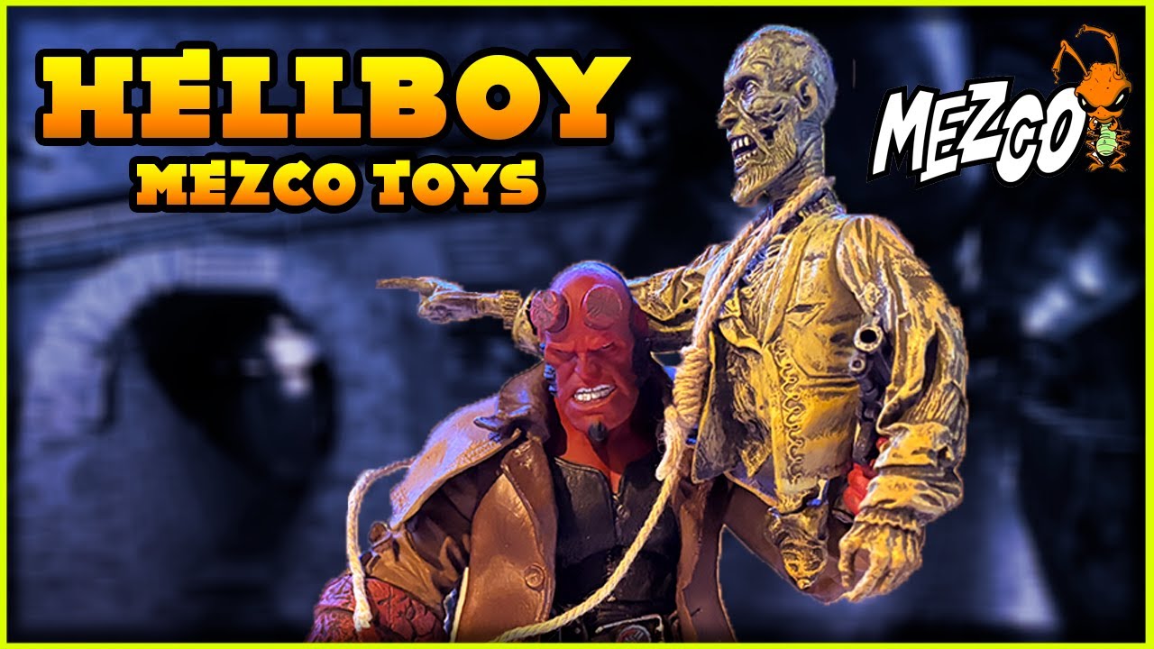 REVIEW ACTION FIGURE ANTIGA DO HELLBOY DA MEZCO TOY