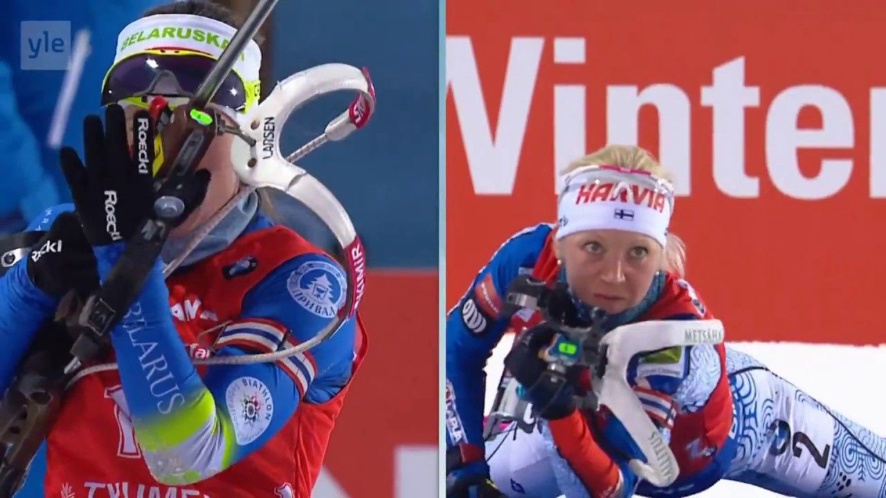 Ampumahiihto maailmancup naisten takaa-ajo 24.3.2018