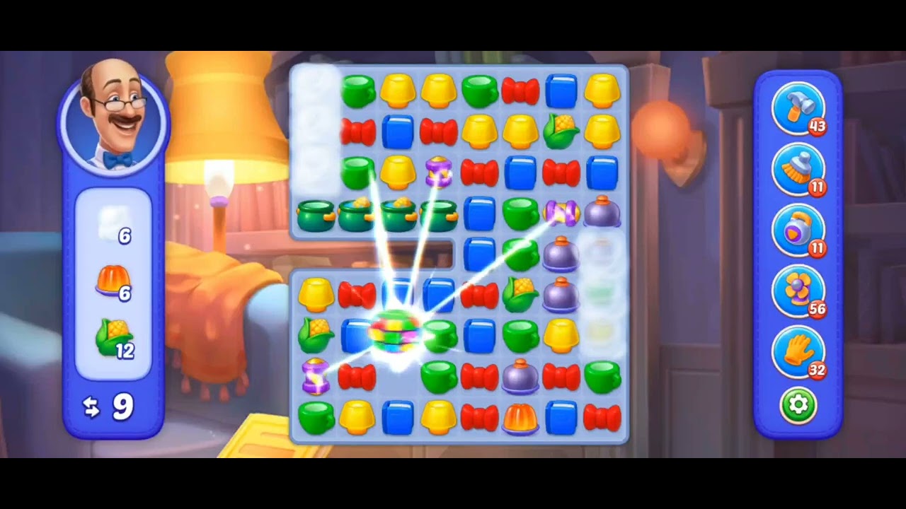 Homescapes Level 20650 Hard (No Boosters)
