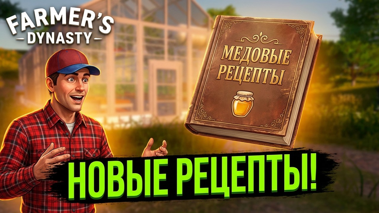 Farmers Dynasty Книга рецепты блюда из мёда