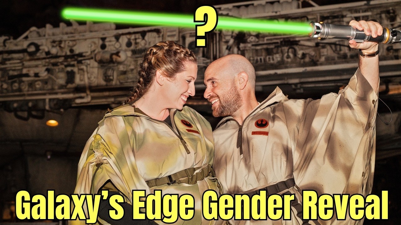 We Did Our Gender Reveal @ Galaxy's Edge Disney's Hollywood Studios! Savi's Workshop Lightsaber