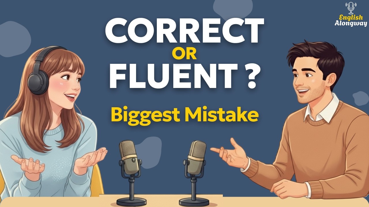 Fluency vs Accuracy in English — What Matters More for Speaking? | English Learning Podcast