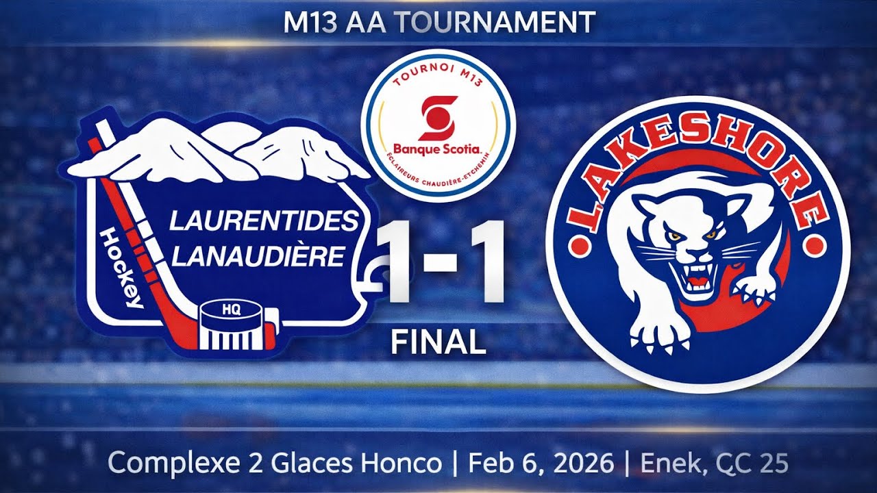 M13 AA Panthers vs Structure Berthier | 1st Period | Feb 6, 2026 | Banque Scotia Tournament