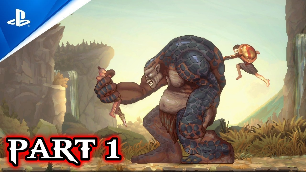 Kid Kratos & Deimos VS Cyclops BOSS | God of War Sons of Sparta INTRO STORY MODE [Walkthrough]