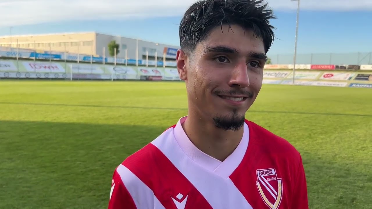 ICH BIN GLÜCKLICH Can Moustfa ist der Matchwinner von Energie Cottbus beim Testspiel