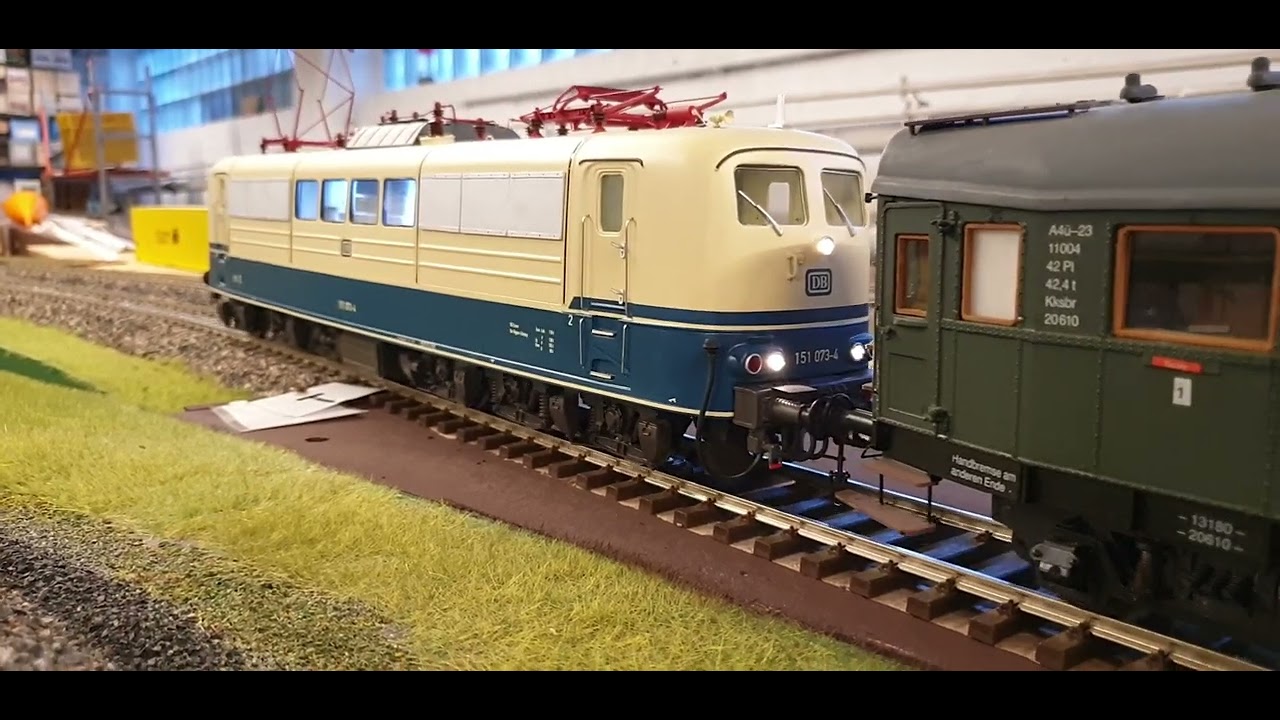 Spur 1 Autoreisezug der frühen 1970er Jahre