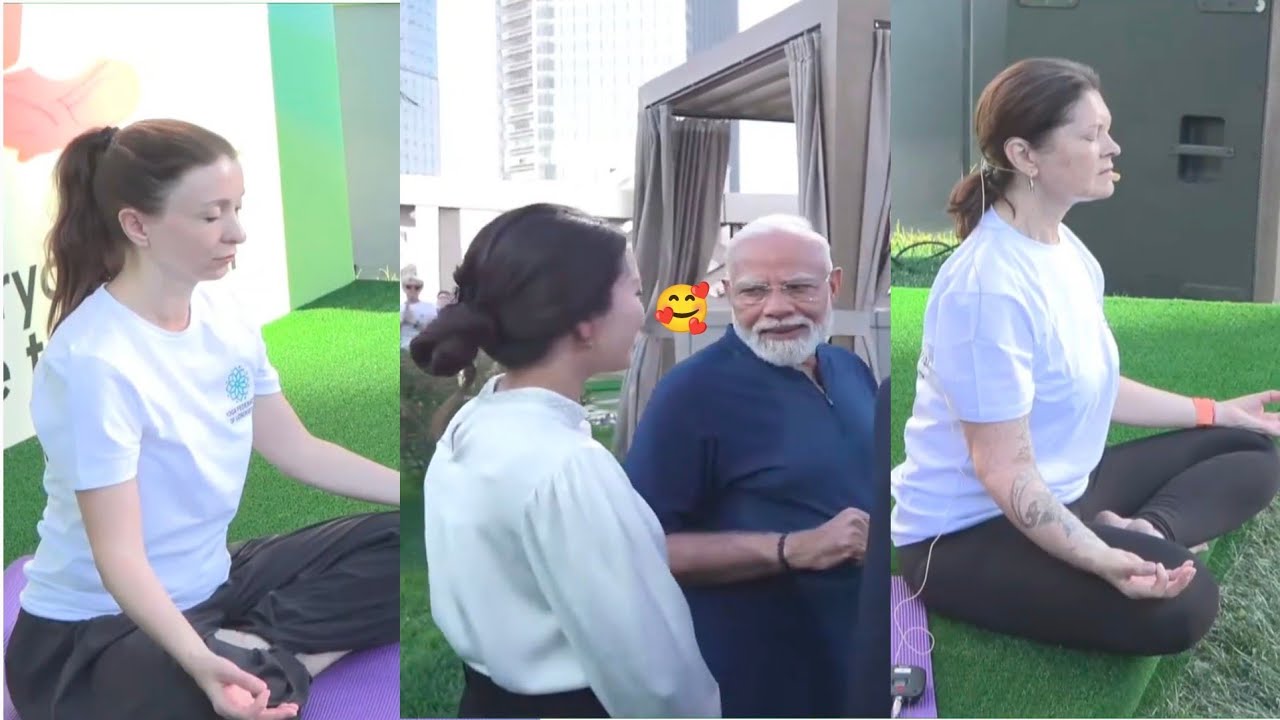 🔴 PM Modi&rsquo;s Yoga Diplomacy 🥰🌍 PM Modi&rsquo;s Special Yoga Session in Uzbekistan 🇮🇳🧘&zwj;♂️🇺🇿#pmmodi#bjp#india