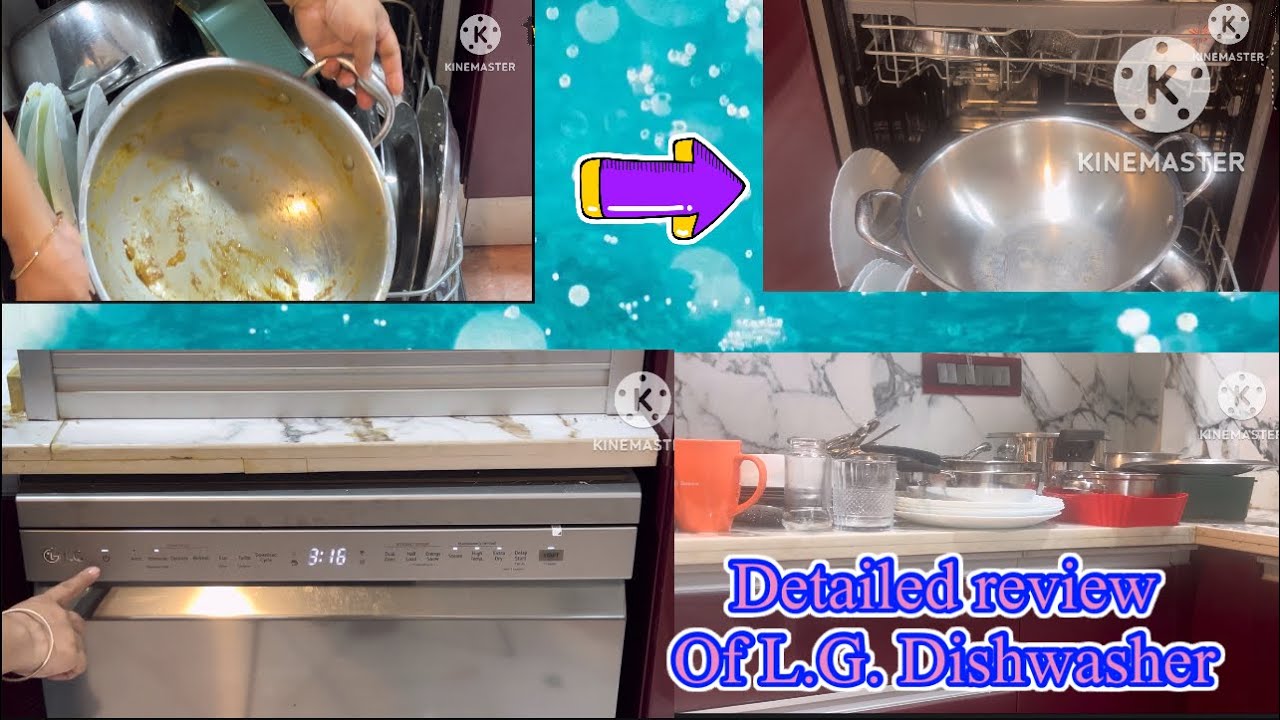 L.G. Dishwasher detailed review of model number DFB532FP ||#dishwasher #lg ||Selfmadeparadise||