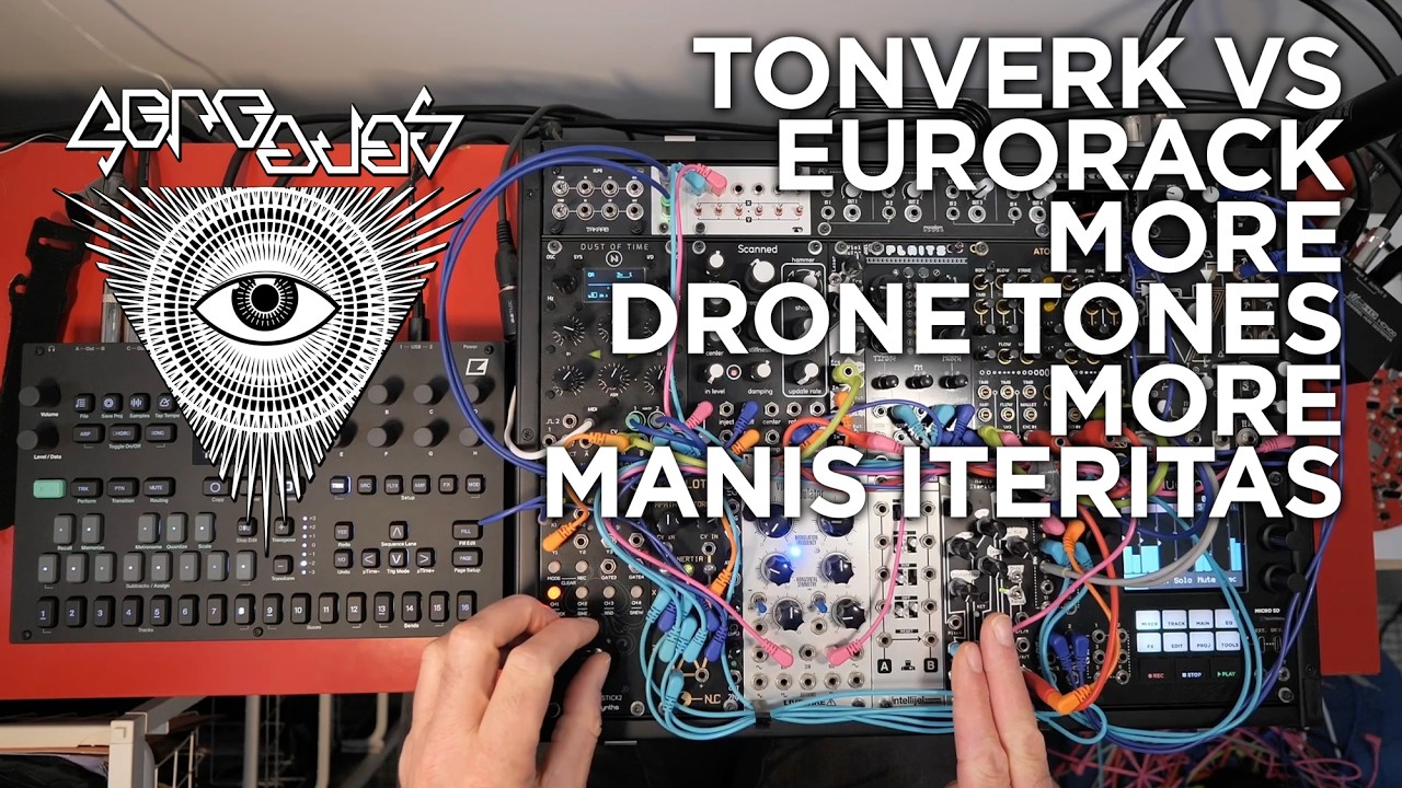 Elektron Tonverk vs Eurorack Modular - Making feedback drone tones - featuring Manis Iteritas
