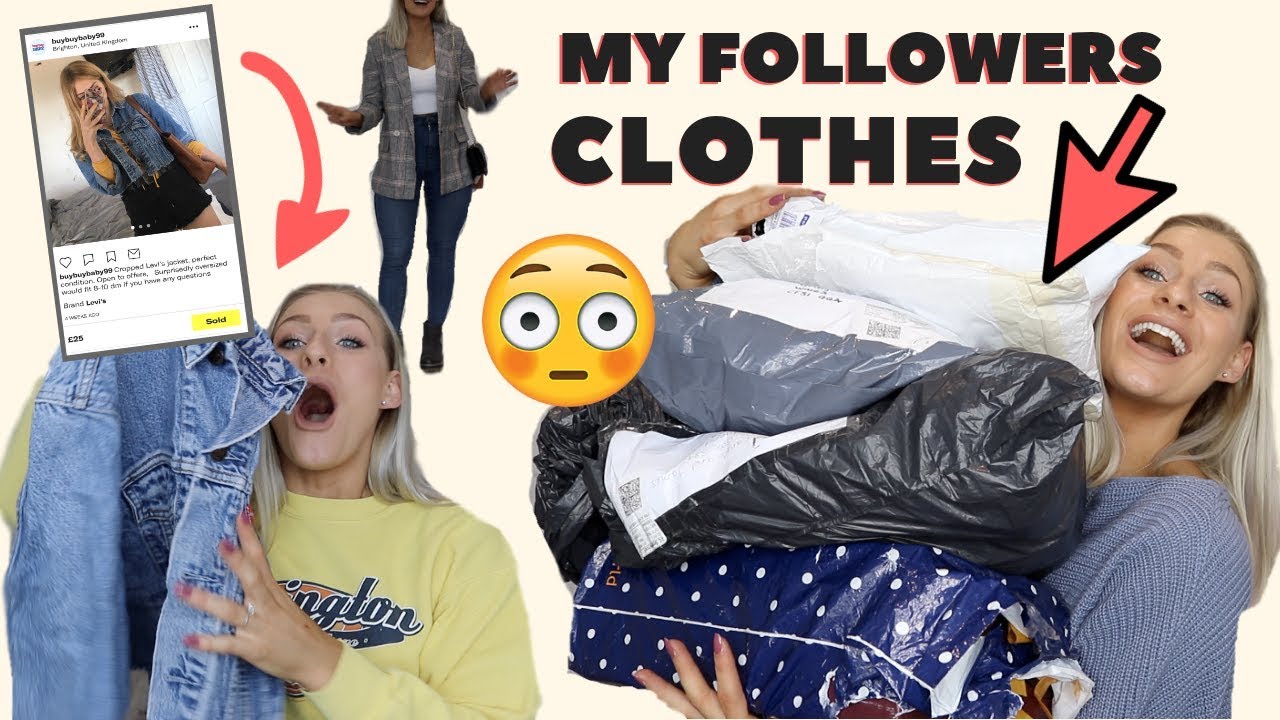 BUYING MY FOLLOWERS CLOTHES!!? HERE'S WHAT I GOT...