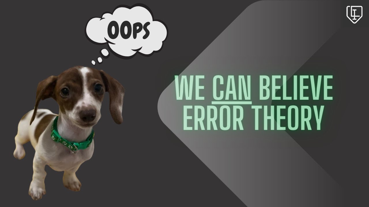 Moral antirealism: We can believe error theory