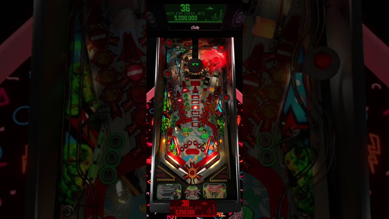 Attack From Mars Visual Pinball X VPX Android  Pinmame Arcade Mobile Game Emulator Flipper Simulator