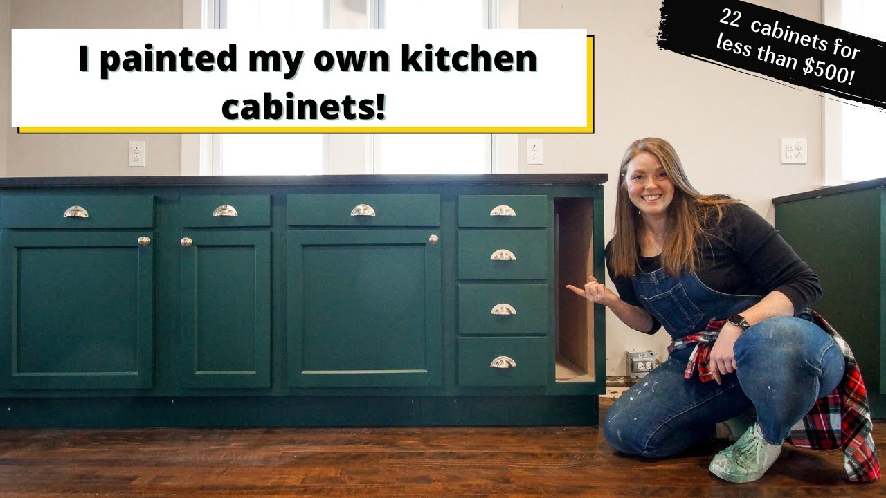 Painting my own kitchen cabinets | Art Deco home renovation