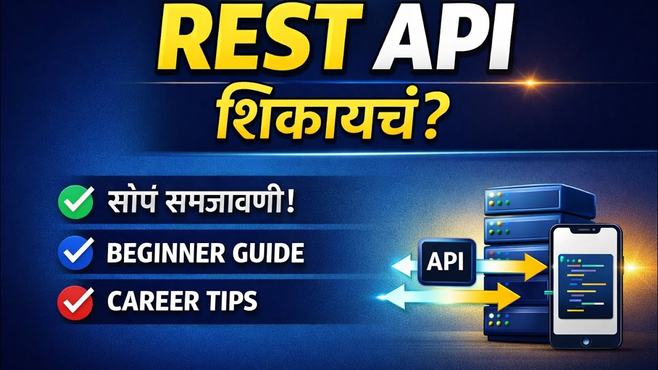 REST API म्हणजे काय? | Beginner साठी सोप्या भाषेत | Marathi 🔥💯