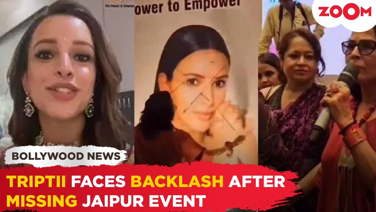 Triptii Dimri faces heavy BACKLASH over missing an event in Jaipur; organizers threaten legal action