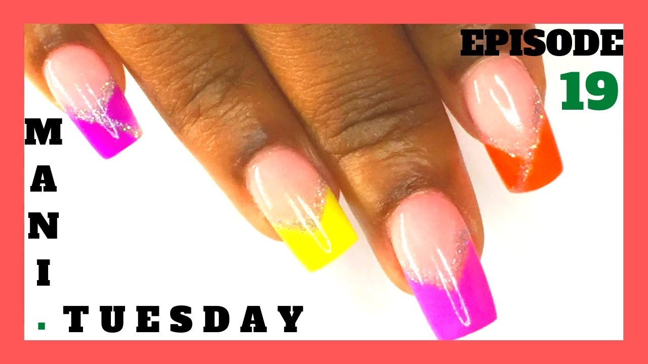 Neon Summer Dip Powder Nails | MANI TUESDAY | REVEL Neon Kit Review
