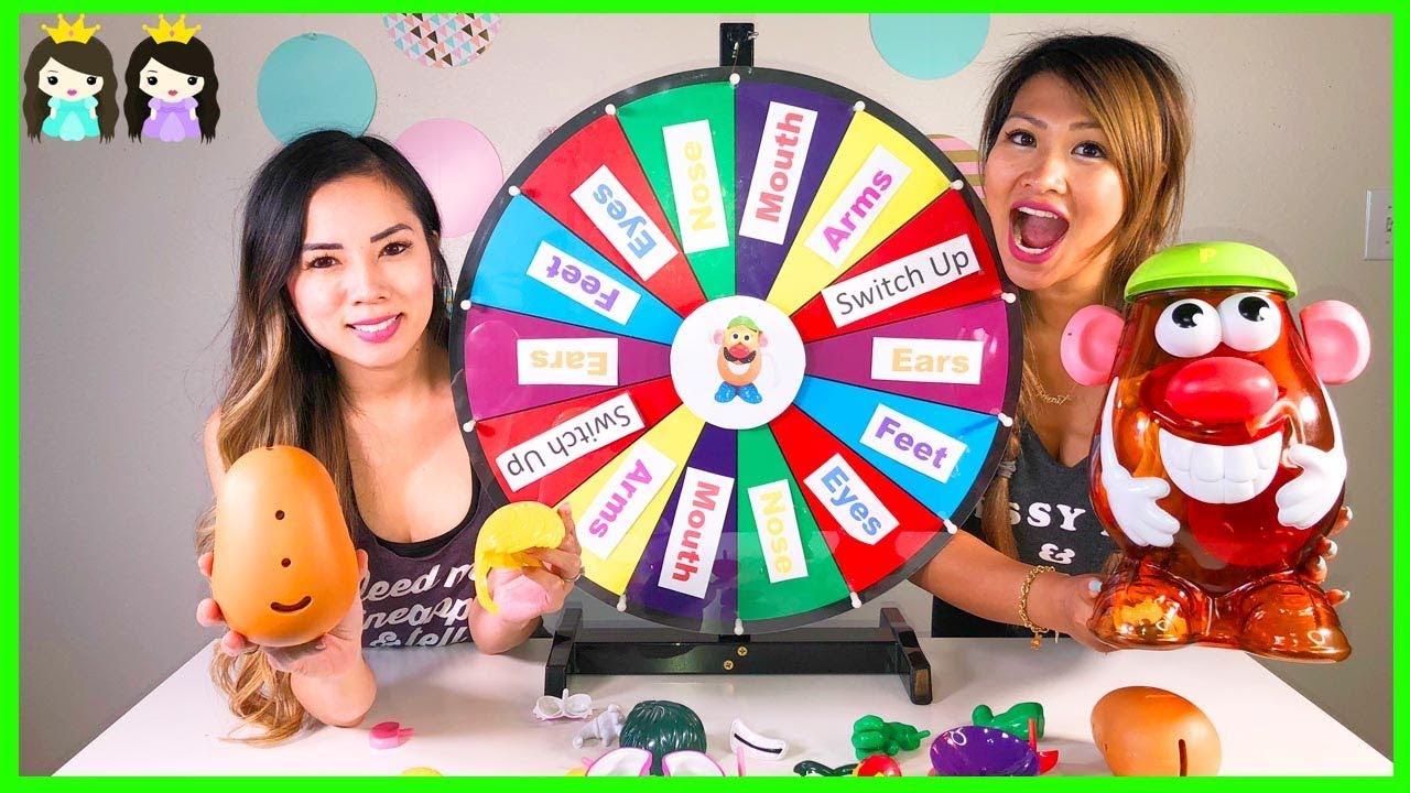 Mystery Wheel of Mr Potato Head Hunt Switch Up Challenge
