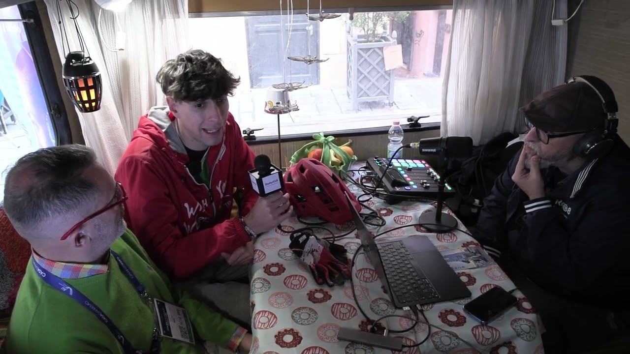 Sanremo in camper: radio 108 intervista Diego Crescenzi