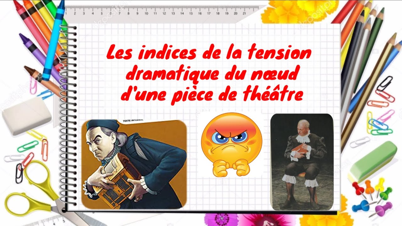 les indices de la tension dramatique dans le nœud d'une pièce de théâtre : مع الشرح باللغة العربية