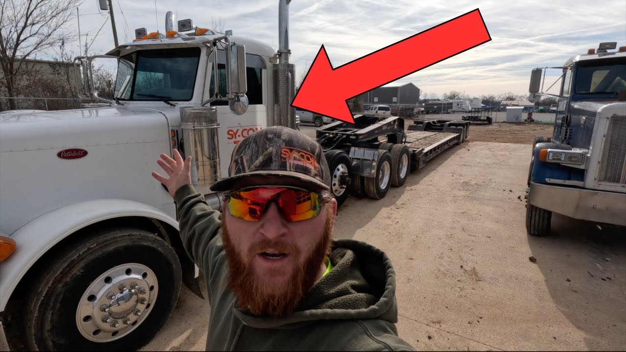 День из жизни: перевозка техники с помощью PETERBILT 379 LOWBOY