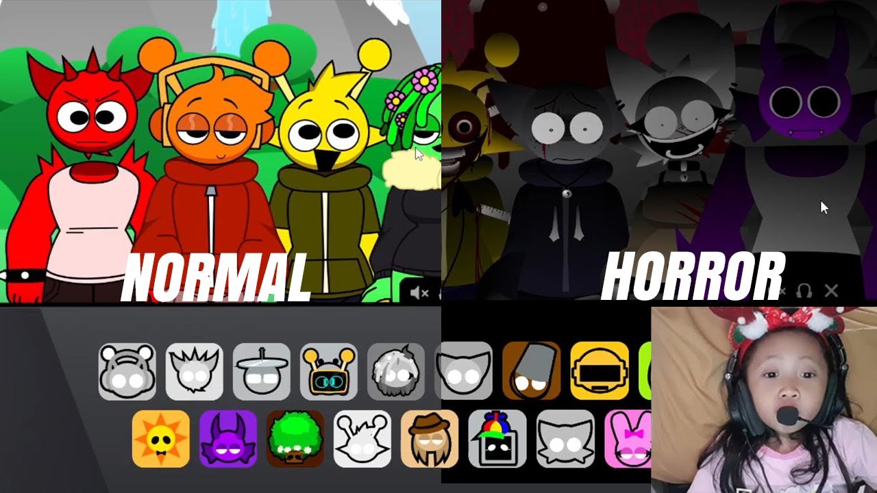 Sprunki Retake New Human | Normal And Horror Version (NEW MOD)
