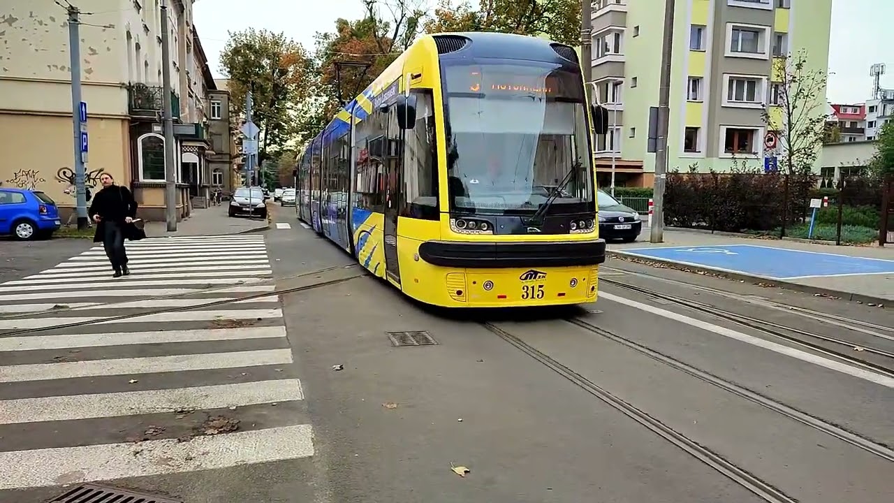 Comparison of trams in Torun in Poland