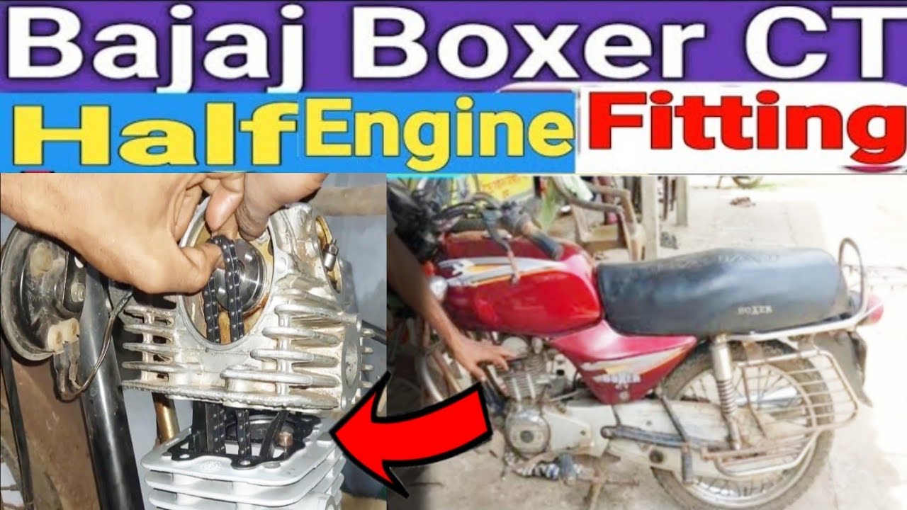 Bajaj Boxer Half Engine Fitting Detail video | Bholenath Auto Repairing Shop