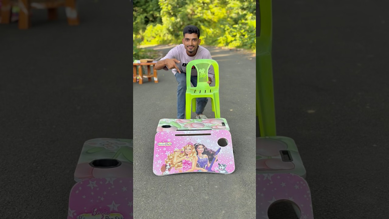 Mini Folding Wooden Table Vs Mini Chair Unboxing Review |