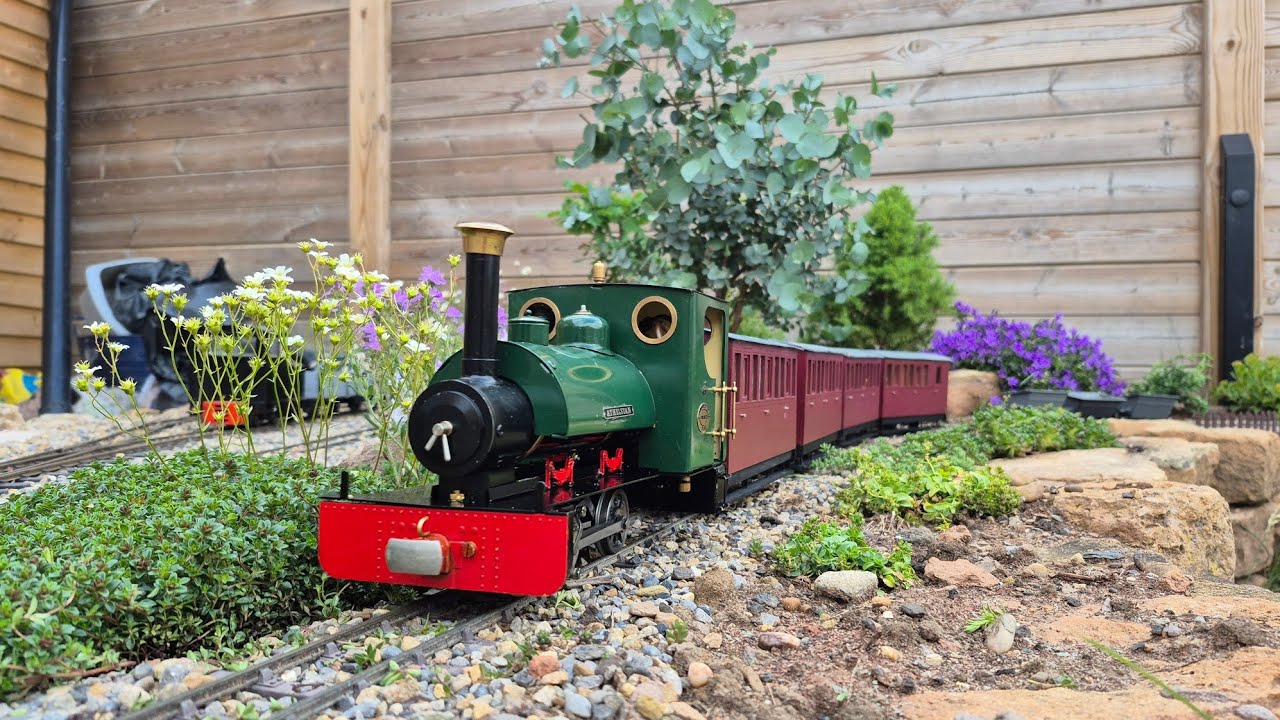 A morning steam up on the W&MLR with my Roundhouse Engineering Bertie Athelstan