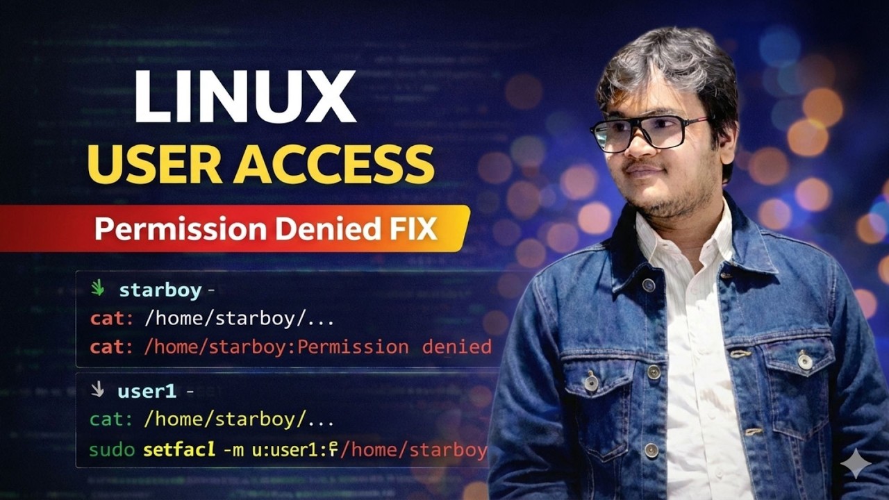 Give File Access to Another User in Linux | setfacl Permission Explained (Hindi)
