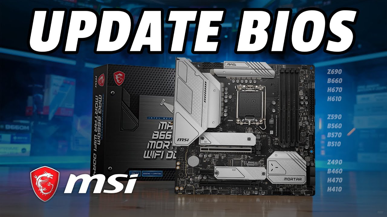 How to update BIOS on MSI Motherboards using M-FLASH