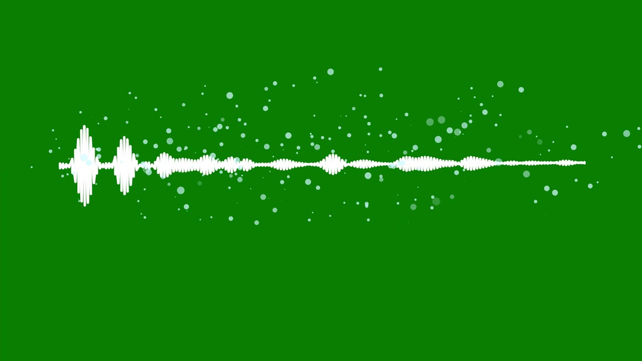 Best green screen line audio spectrum video footage