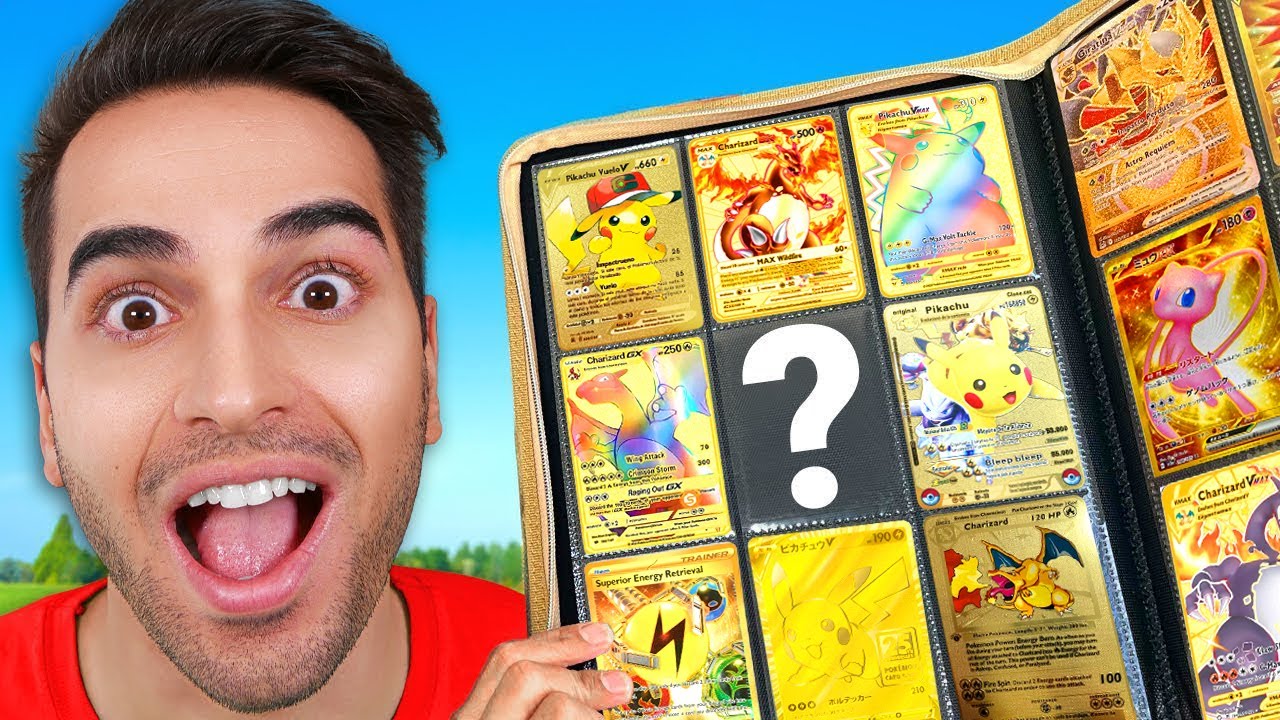 LA MIA COLLEZIONE DI CARTE ORO DI POKEMON