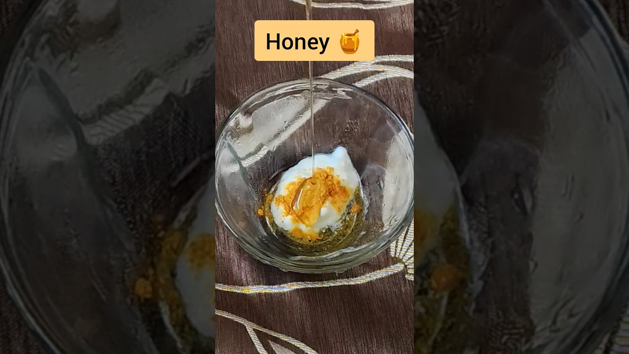 MIRACLE FACE PACK FOR NO MARKS NO PIGMENTATION II Curd turmeric face pack for glowing skin #shorts