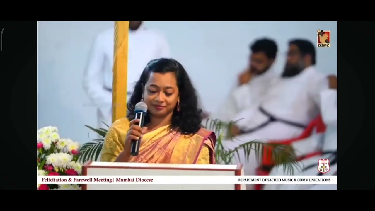 #MumbaiDiocese #Anchoring #farewell #welcome #compere #praseena