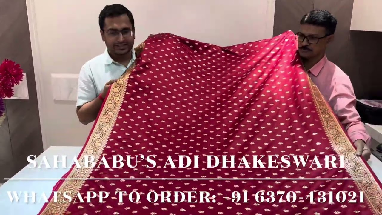 Grand Showroom with Customised Bridal Jardousi Benarasi| Sahababu’s Adi Dhakeswari| Call 8910592509