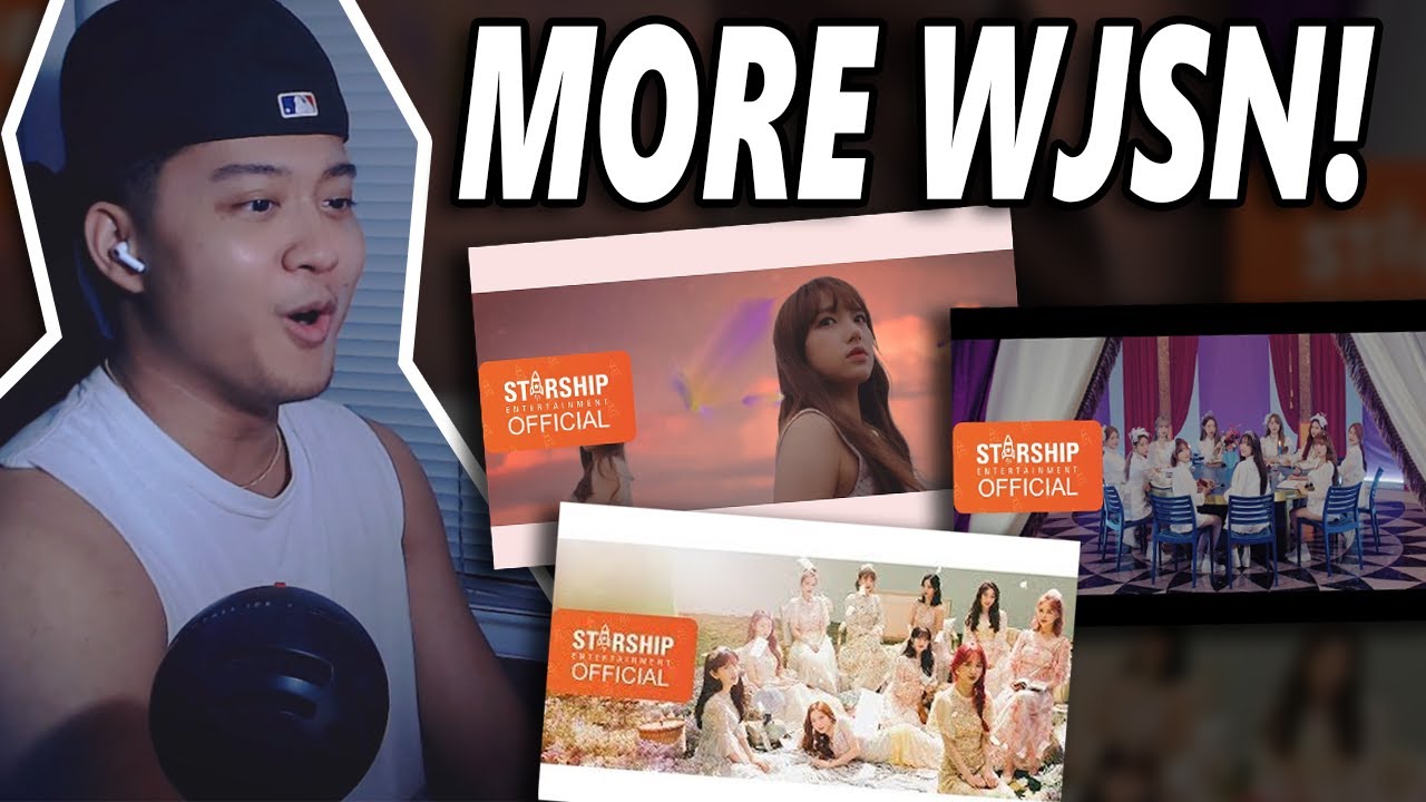REACTING to WJSN - 'Secret' + 'La La Love' + 'BUTTERFLY'