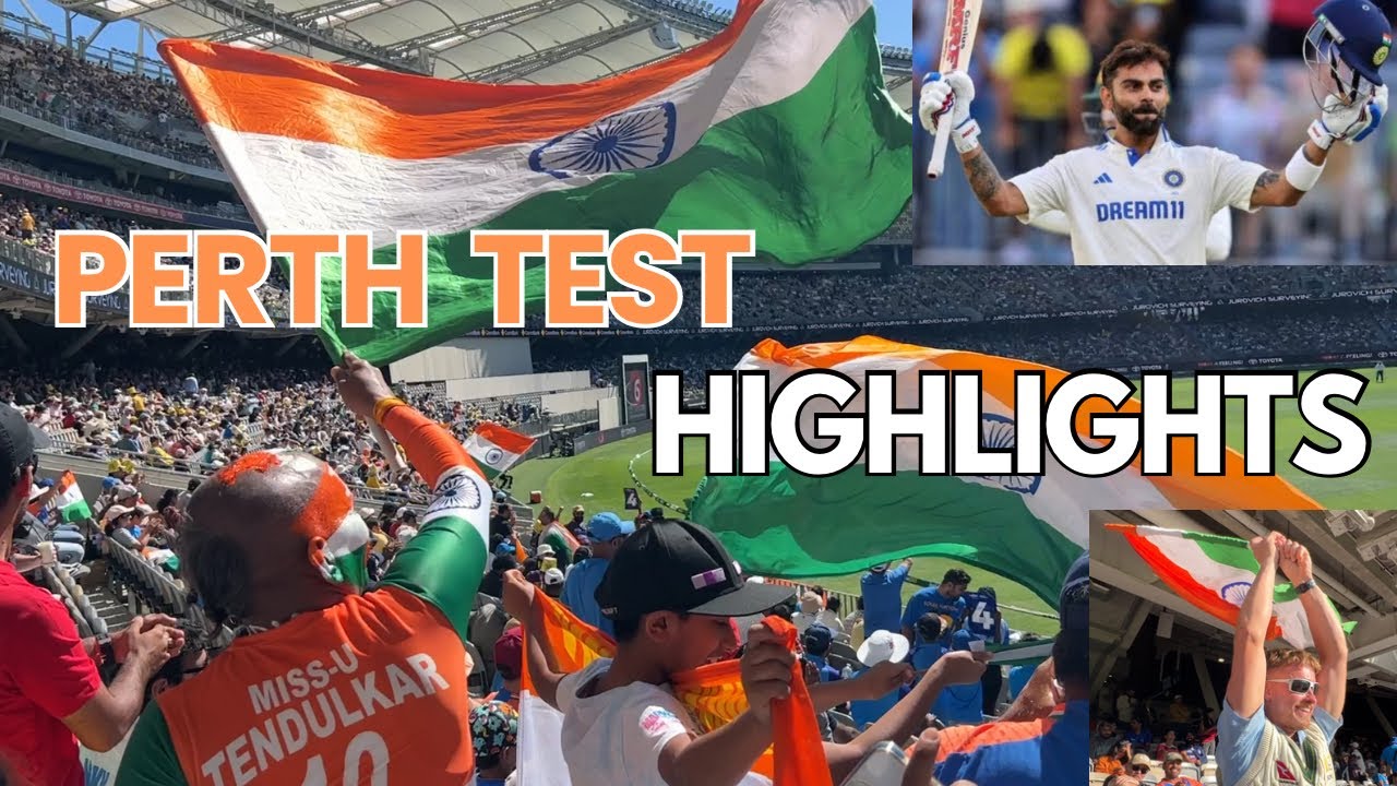 Best Moments from Australia vs India Perth Test Match #indiancricket