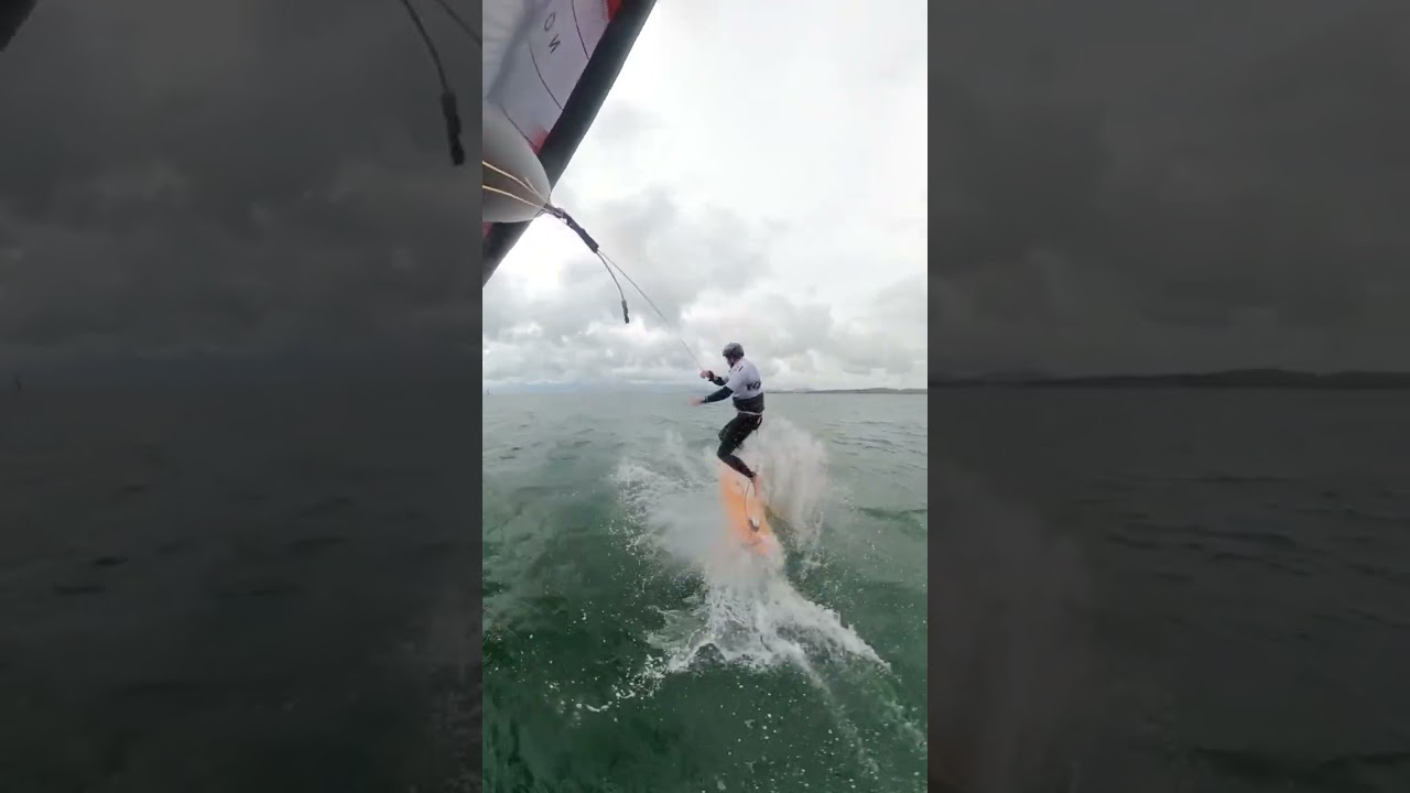 big crash 💥 wing foil gear malfunction