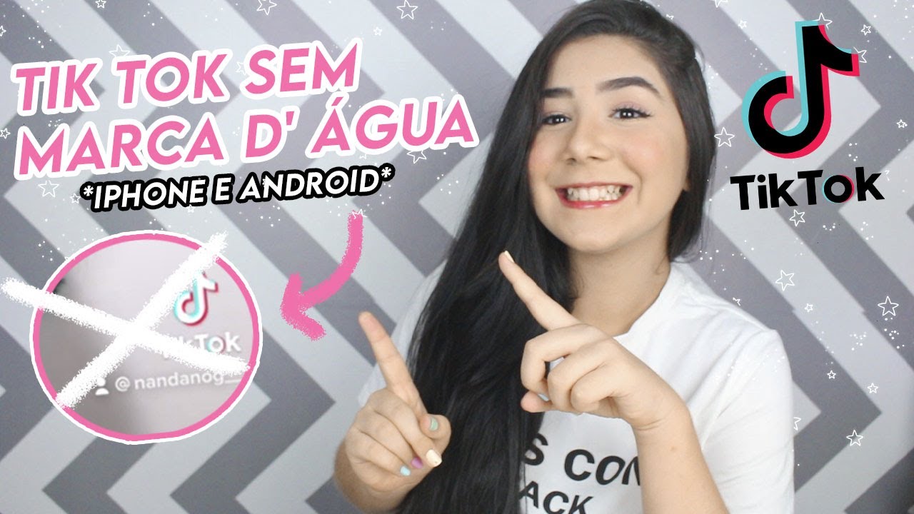 COMO BAIXAR TIK TOK SEM MARCA D' ÁGUA