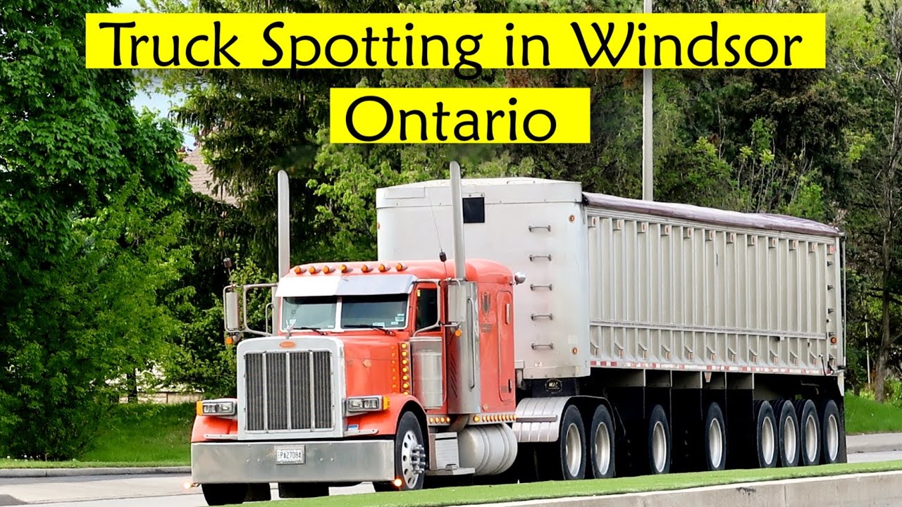 Truck Spotting in Windsor, Ontario, Canada #26🇨🇦#bigrig#trucklovers#truckspotting