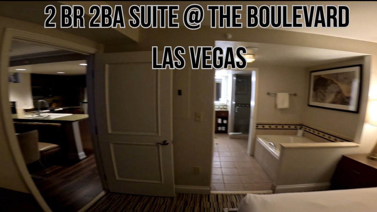 INSIDE a 2-Bedroom Suite at Hilton Grand Vacations | The Boulevard Las Vegas Tour 🏨✨